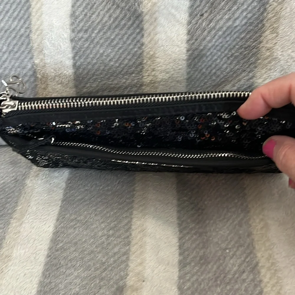 Victoria Secret Sequins and Silk Bag NWOT